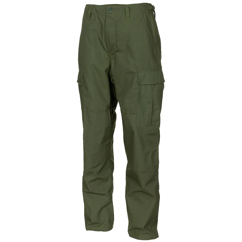 MFH BDU Ripstop Combat Trousers Olive Green