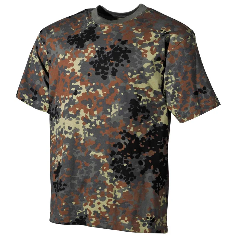 MFH Military T-Shirt Flecktarn Camouflage
