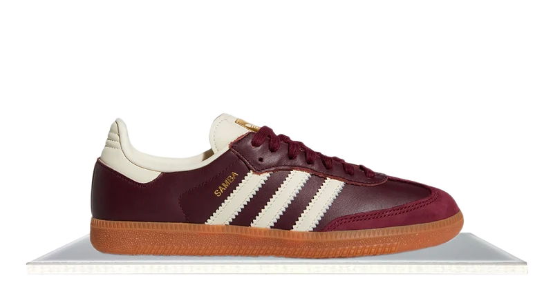 Adidas Samba Maroon Bordeaux Cream