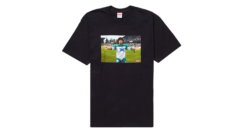 Supreme Maradona Tee Black
