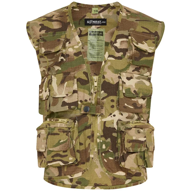 Kombat Kids Army Camo Tactical Vest