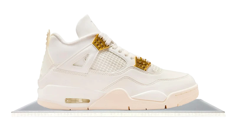 Air Jordan 4 Metallic Gold