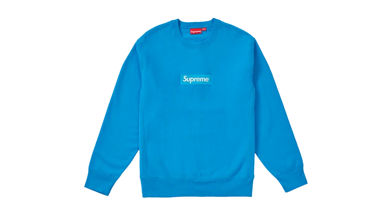 Supreme Box Logo Crewneck Bright Royal (FW18)