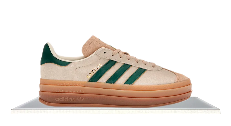 Adidas Gazelle Bold Magic Beige Collegiate Green