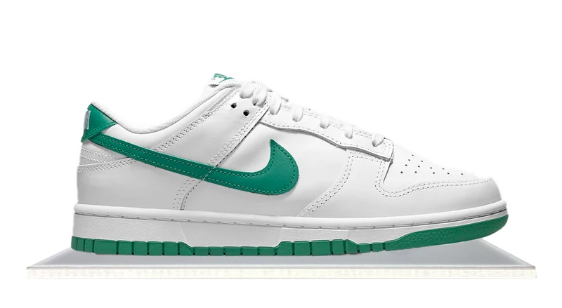 Dunk Low White Green Noise