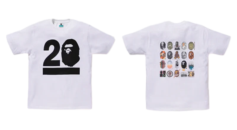 NOWHERE A Bathing Ape 20th Anniversary T-Shirt
