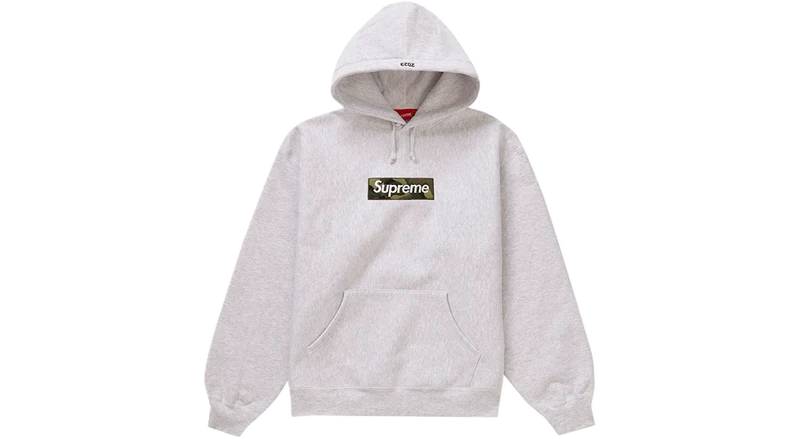 Supreme Box Logo Hoodie Ash Grey (FW23)