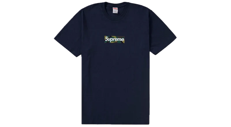 Supreme Box Logo Tee Navy (FW23)