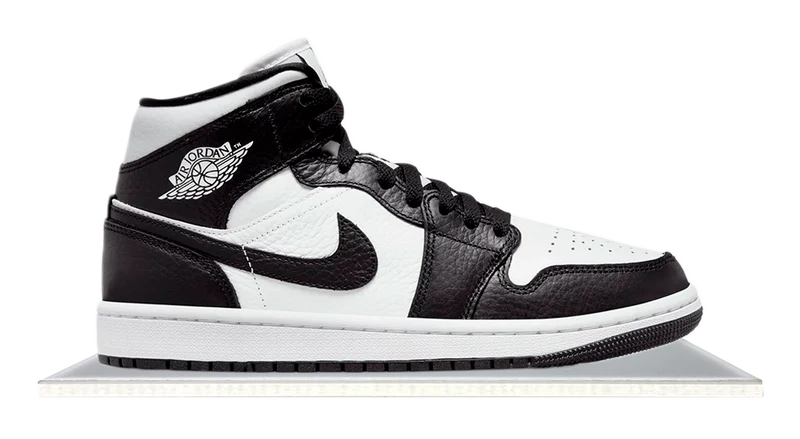 Air Jordan 1 Mid Split Black White