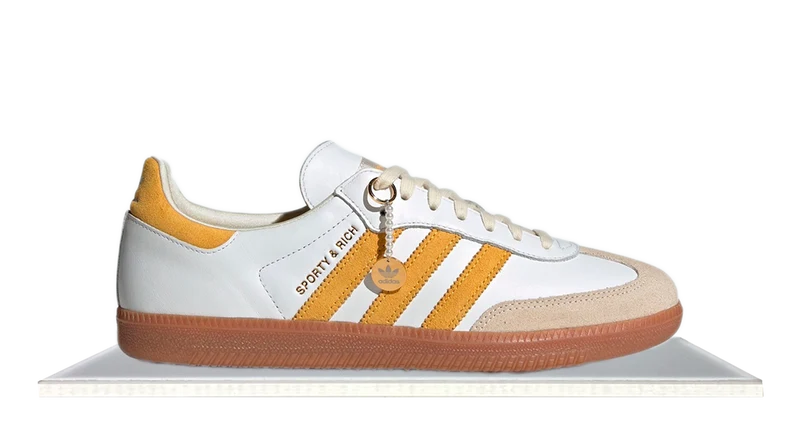 Adidas Samba x Sporty & Rich White Bold Gold