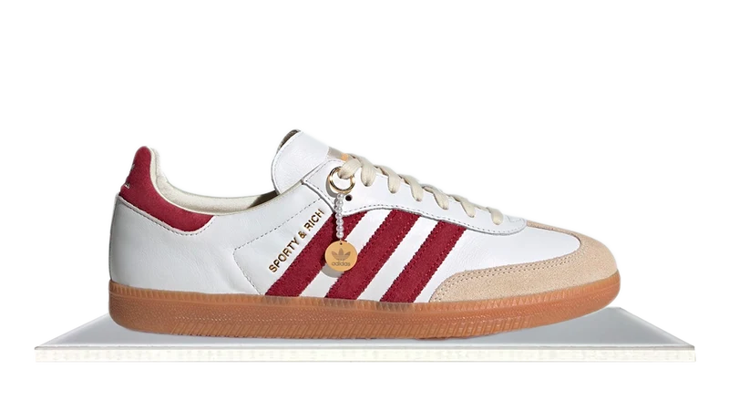 Adidas Samba x Sporty & Rich Collegiate Burgundy