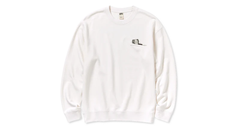 Kaws x Uniqlo UT Long Sleeve Artbook Sweatshirt White
