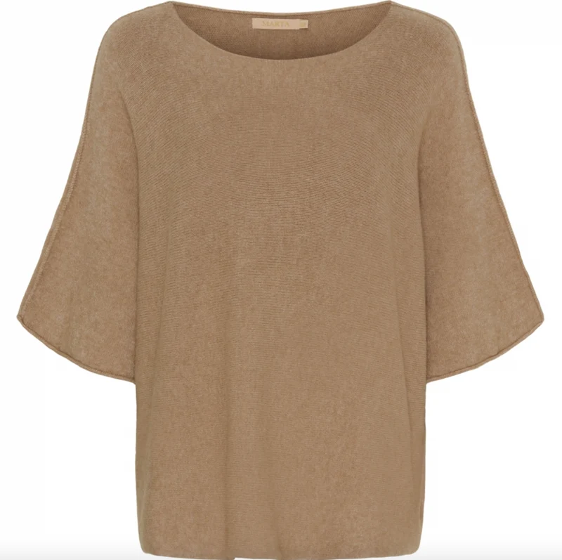 Blus Sia Camel – Oversize