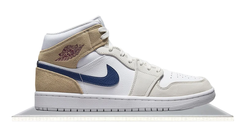 Air Jordan 1 Mid Tan Suede