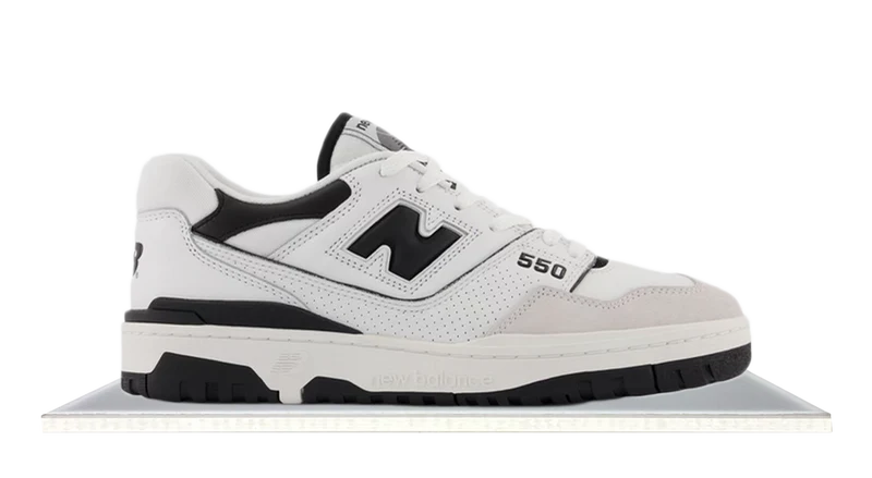 New Balance 550 Sea Salt Black