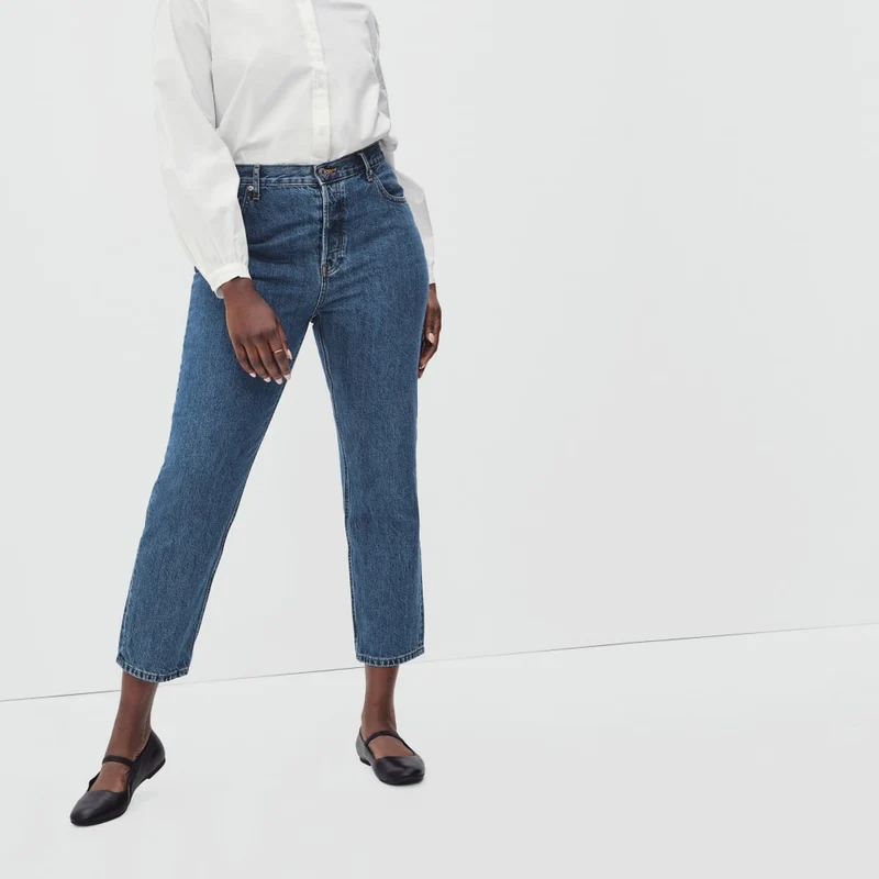 The '90s Cheeky Hourglass Jean | Medium Blue Wash | 28.5" Inseam