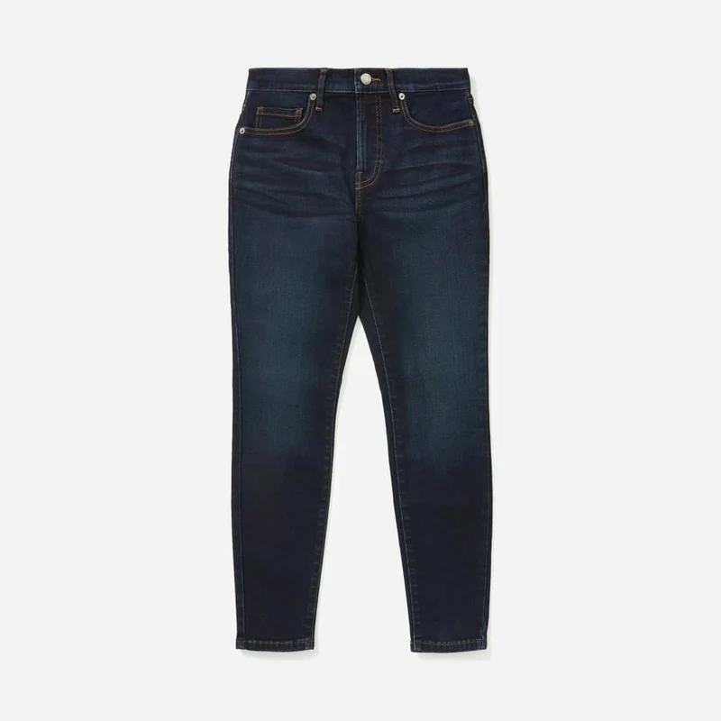 The Authentic Stretch High-Rise Skinny | Deep Indigo | 28.5" Inseam