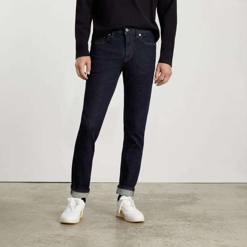 The Slim 4-Way Stretch Organic Jean | Uniform | Medium Indigo
