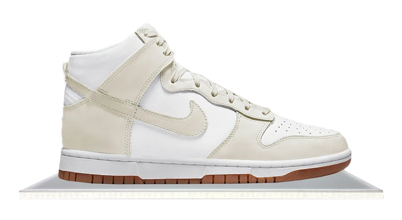 Dunk High White Sail Gum