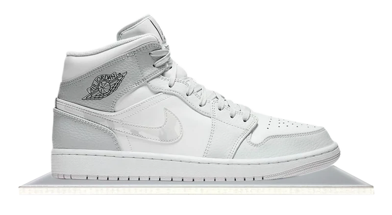Air Jordan 1 Mid Grey Camo