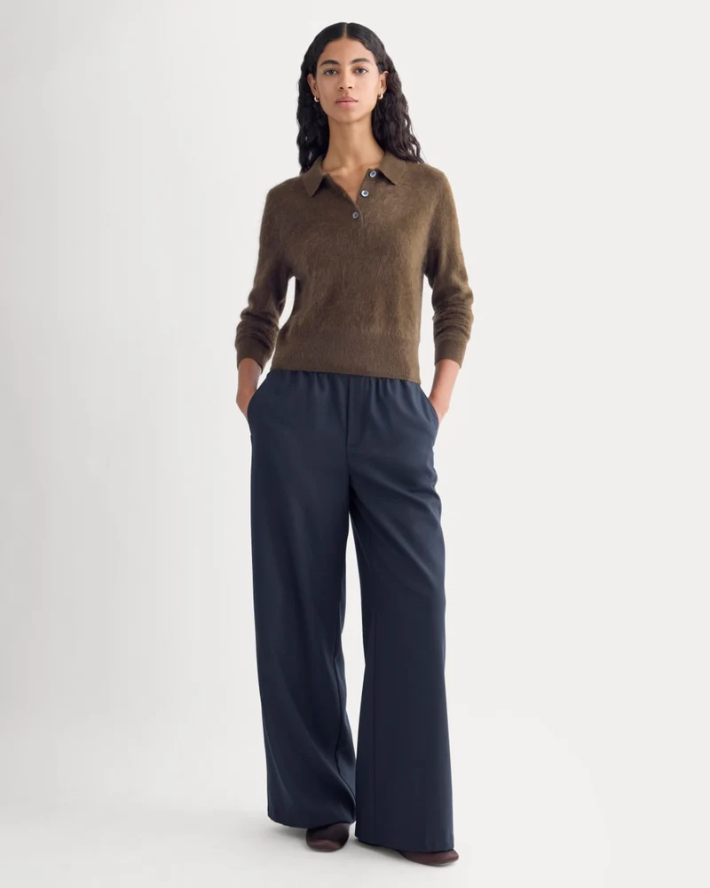 The Pull-On Trouser in Tailor Twill | Midnight Navy