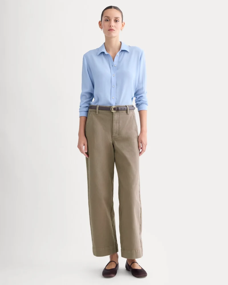 The Utility Wide-Leg Pant | Taupe
