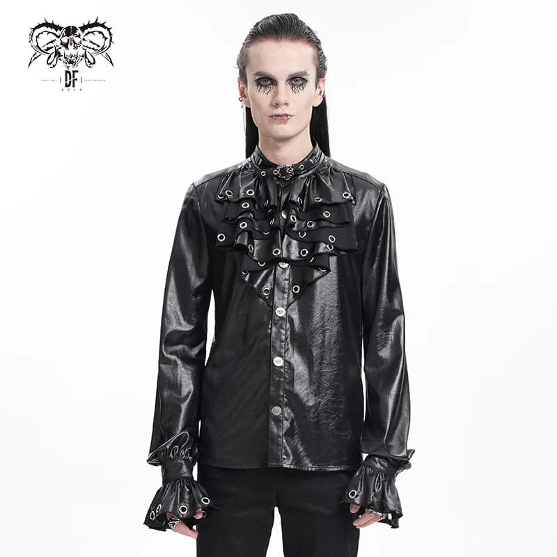 Gothic Eyelets spännskjorta för män