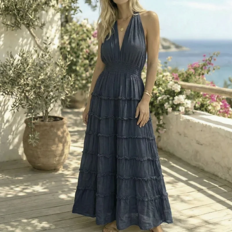Klänning MAXI - Blue