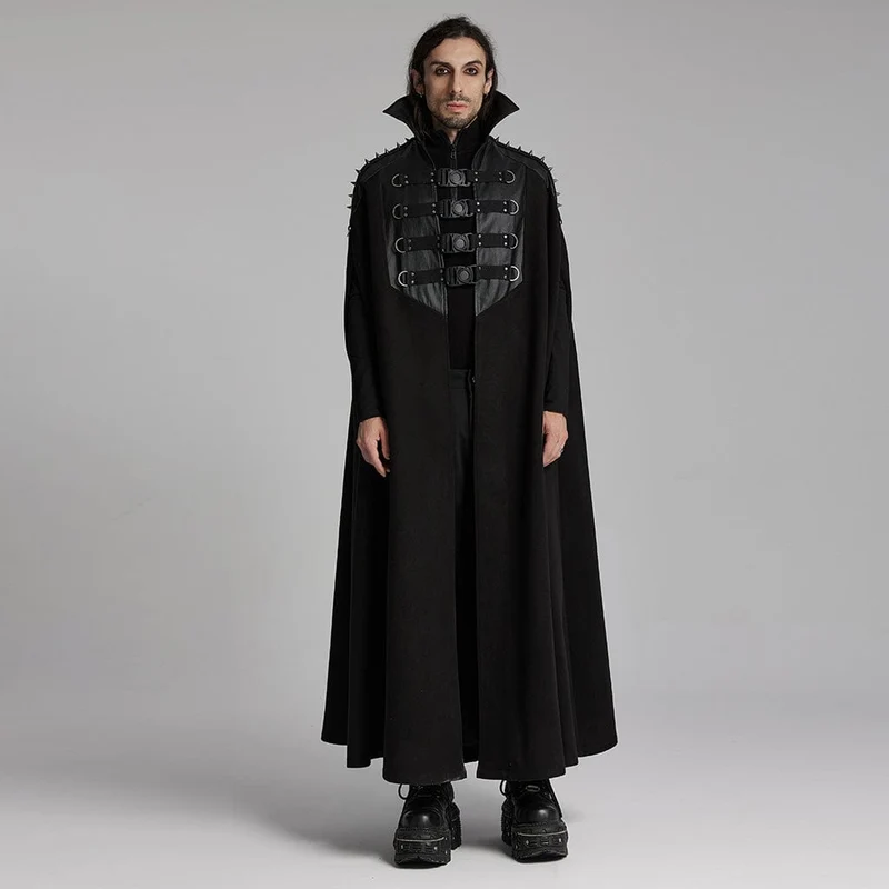 Punknitar för män med spännade öglor Cape