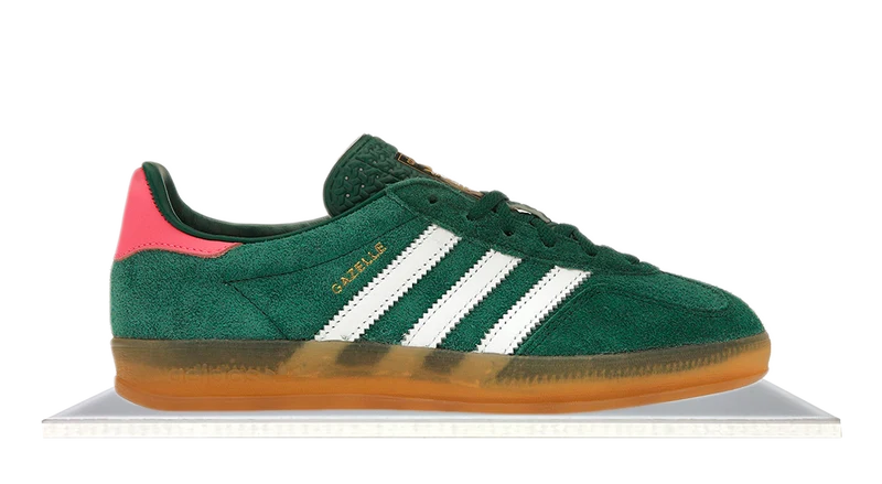 Adidas Gazelle Indoor Collegiate Green Lucid Pink