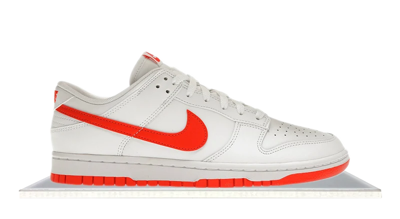Dunk Low White Picante Red