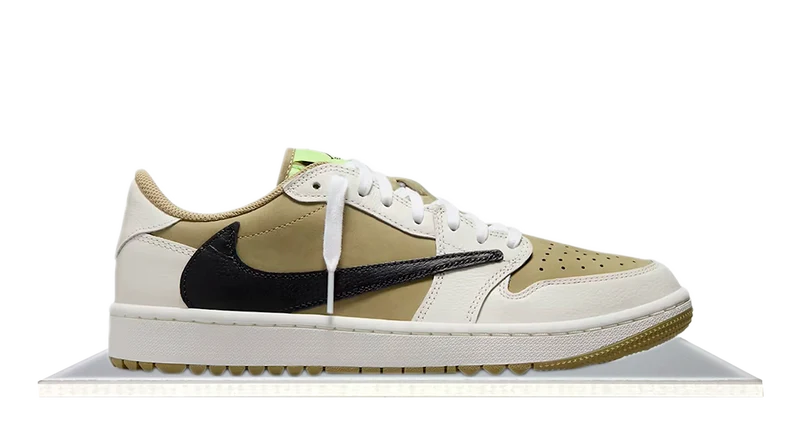 Air Jordan 1 Low Golf Travis Scott Neutral Olive
