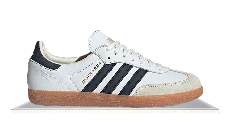 Adidas Samba x Sporty & Rich White Black