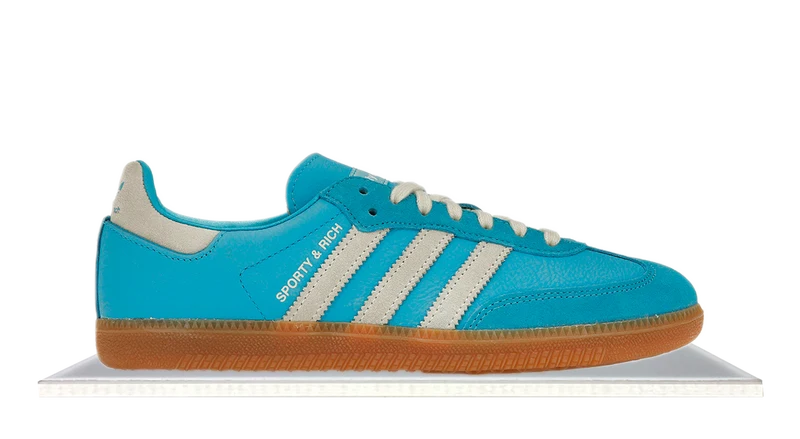 Adidas Samba x Sporty & Rich Blue Grey