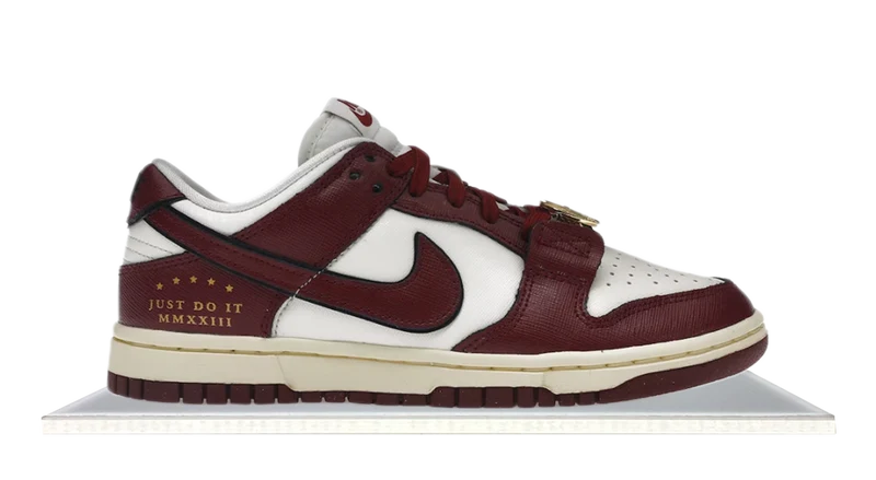 Dunk Low "Just Do It" Sail Team Red