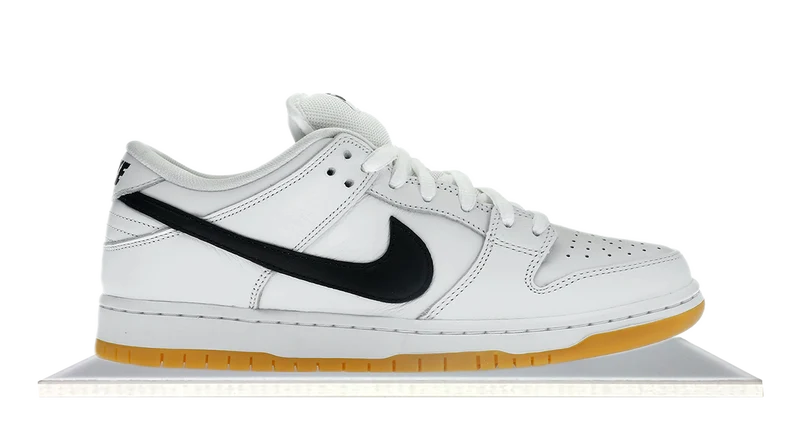 SB Dunk Low White Gum
