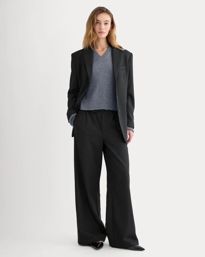 The Pull-On Trouser in Tailor Twill | Black