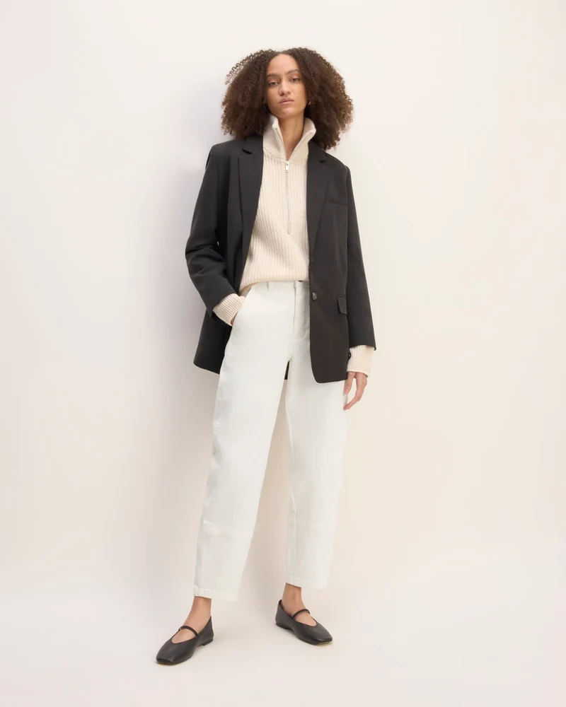 The Utility Barrel Pant | Bone | Regular