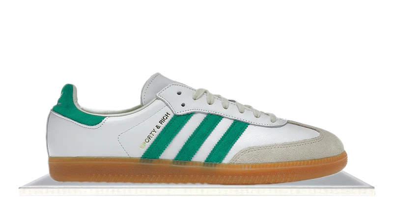 Adidas Samba x Sporty & Rich White Green