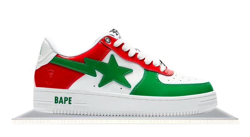 Bape Sta Low Green Red "Italy"