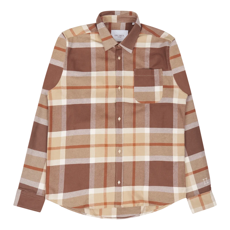 Les Deux Jeremy Flannel Shirt mountain