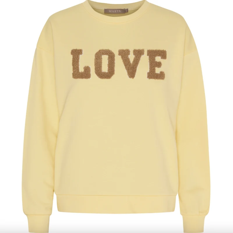 Sweatshirt Jessa - Giallo/Fango