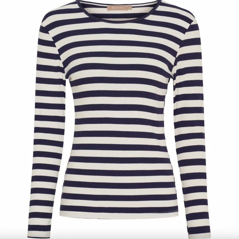 Blus Begonia - Navy