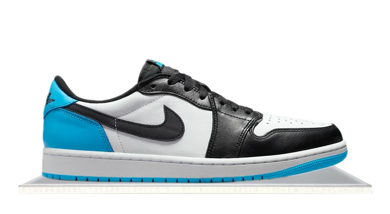 Air Jordan 1 Low Black Dark Powder Blue