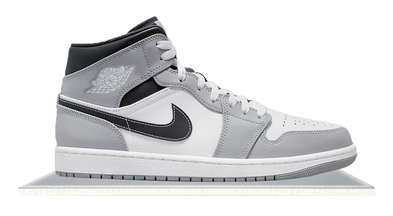 Air Jordan 1 Mid Light Smoke Grey Anthracite
