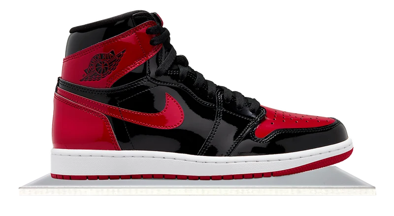 Air Jordan 1 High Patent Bred