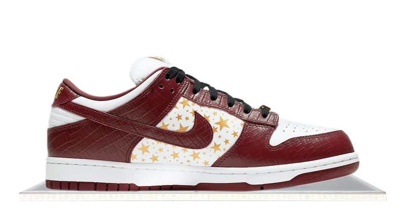 SB Dunk Low Supreme Stars Barkroot Brown