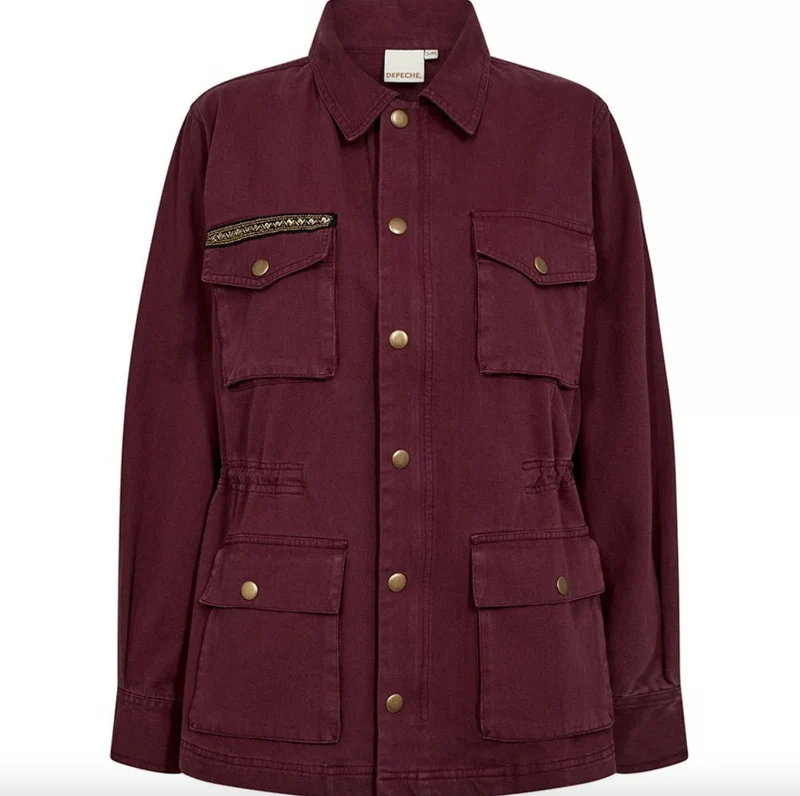 Jacka cargo - Burgundy