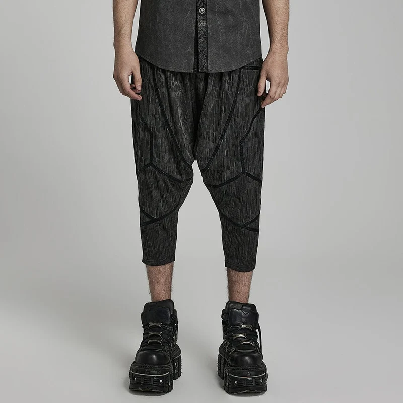 Punk Stripes Baggy Pants för män