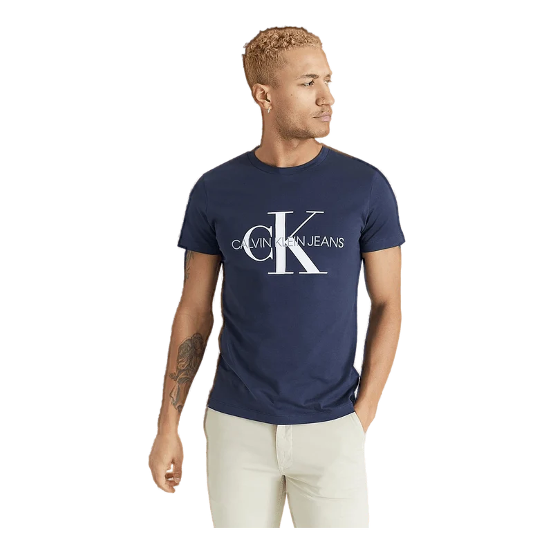 Calvin Klein JeansIconic Monogram Ss Slim Tee Chw - Night Sky